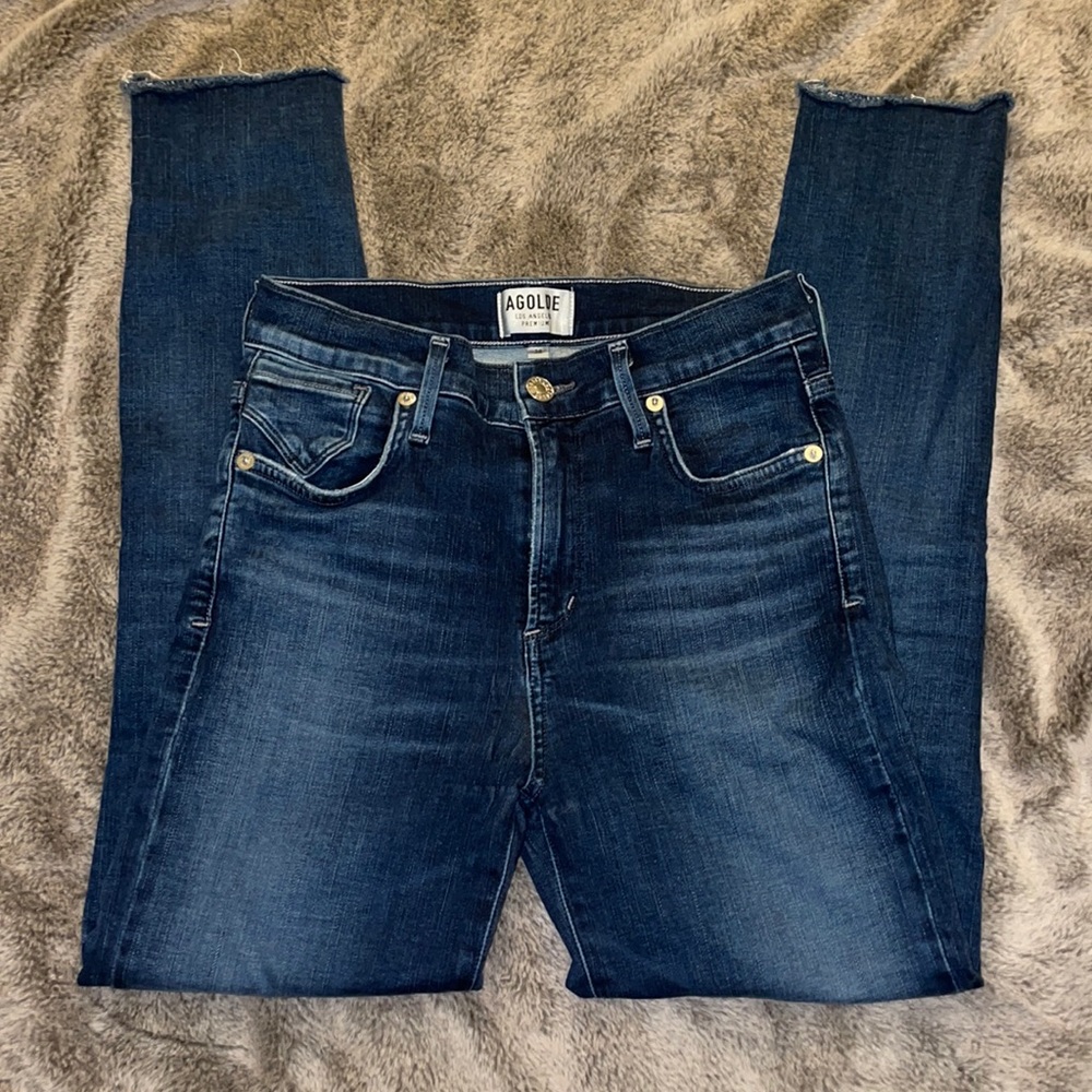 Agolde High Rise Skinny Jeans